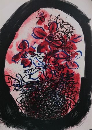 Litografia Braque - Fleurs
