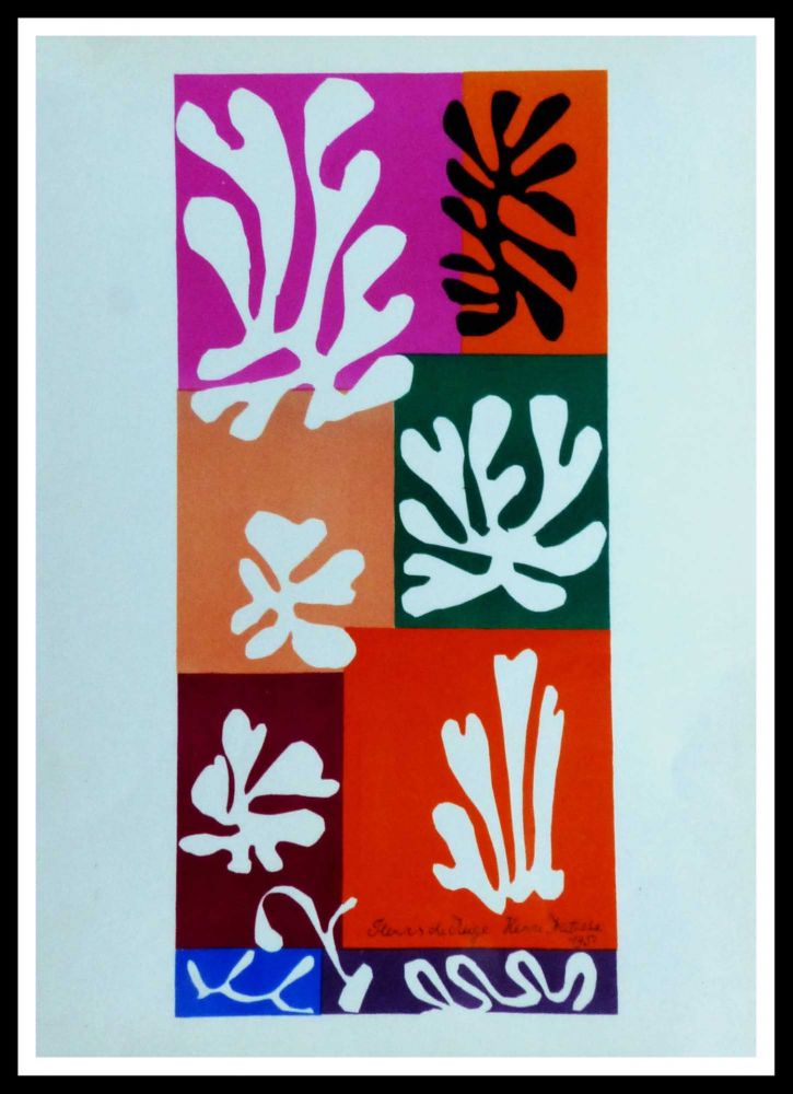 Litografia Matisse (After) - FLEURS DE NEIGNE
