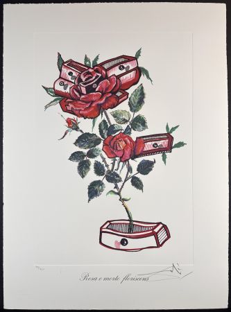 Incisione Dali - Florals Roses of Memory