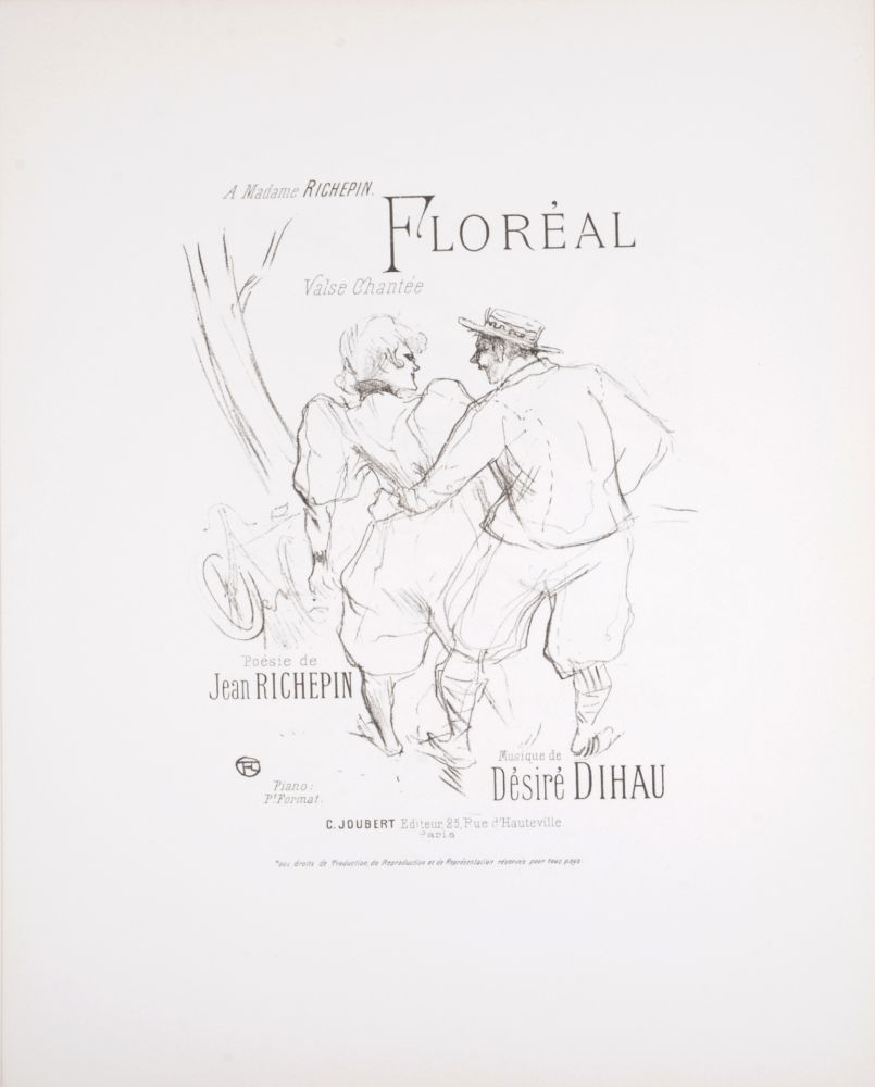 Litografia Toulouse-Lautrec - Floréal, 1895