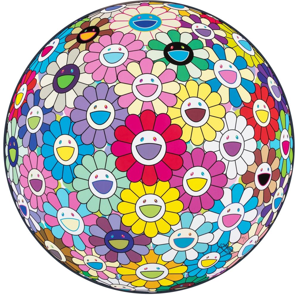 Litografia Murakami - Flowerball: Colorful, Miracle, Sparkle
