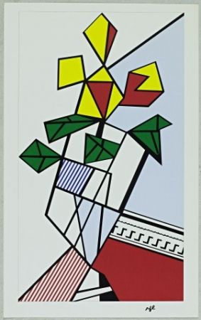 Serigrafia Lichtenstein - Flowers