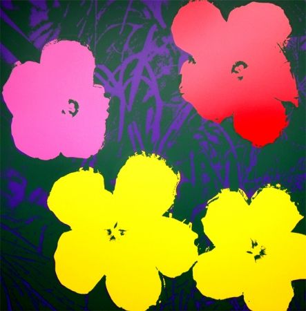 Serigrafia Warhol (After) - Flowers 11.65