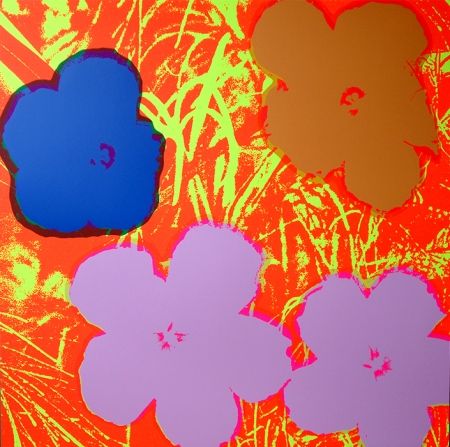 Serigrafia Warhol (After) - Flowers 11.69