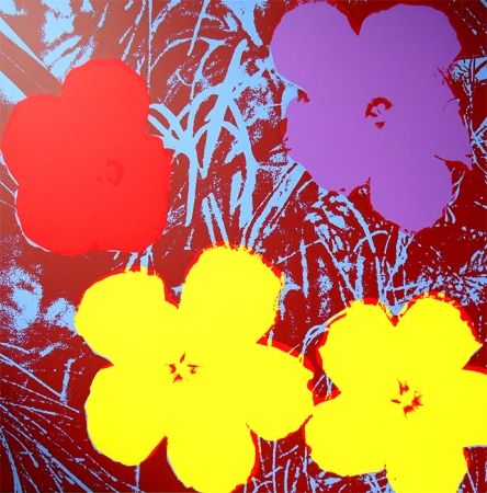 Serigrafia Warhol (After) - Flowers 11.71