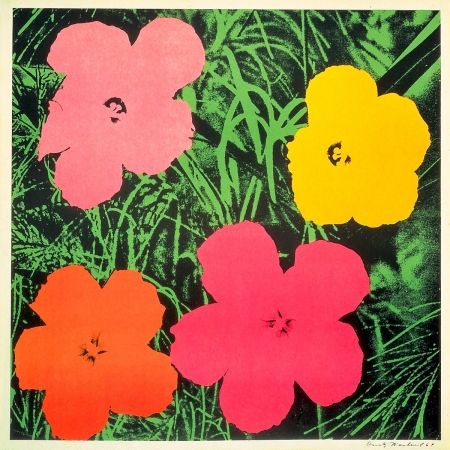 Litografia Warhol - Flowers 1964
