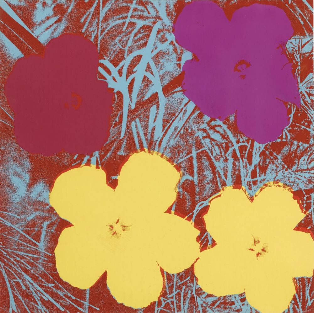 Serigrafia Warhol - Flowers #71