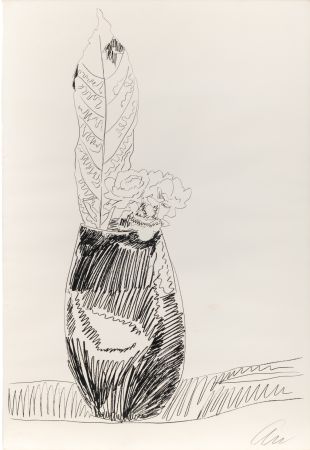 Serigrafia Warhol - Flowers (black and white) ) (F. & S. II.105)