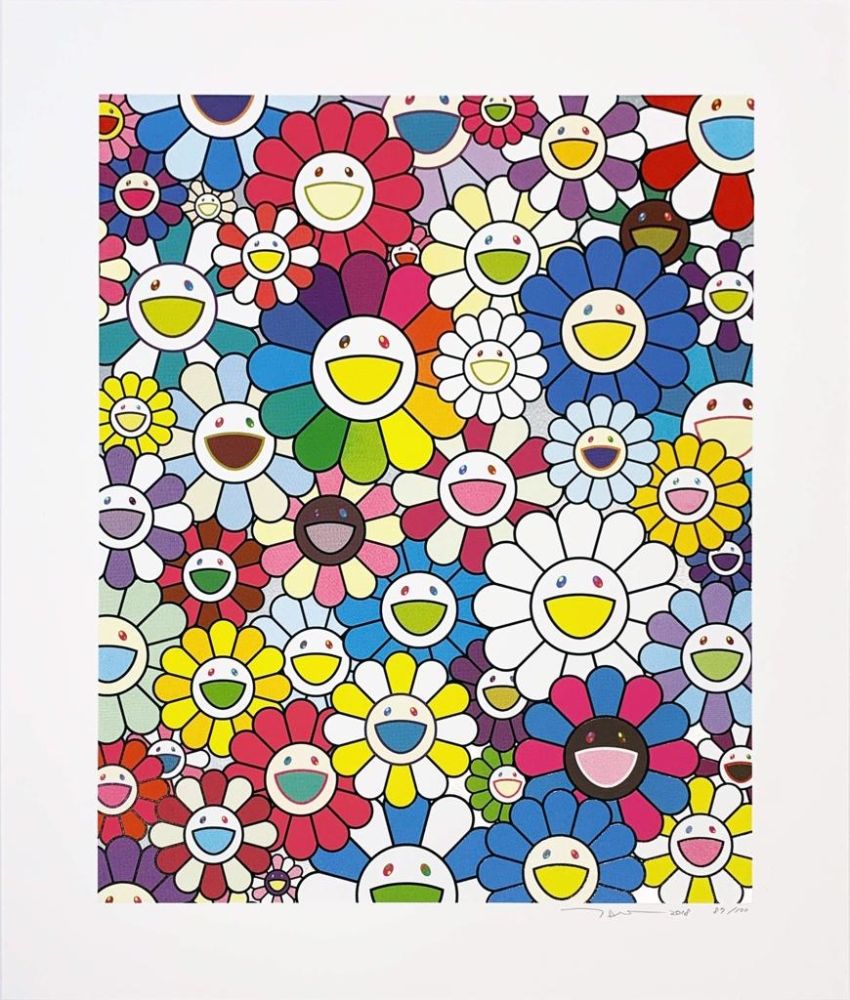 Serigrafia Murakami - Flowers on the Island Closest to Heaven