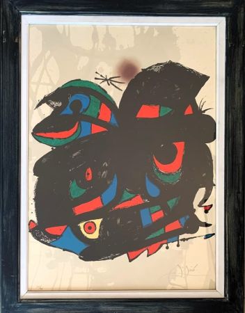 Litografia Miró - Fondaciò Jouan Mirò