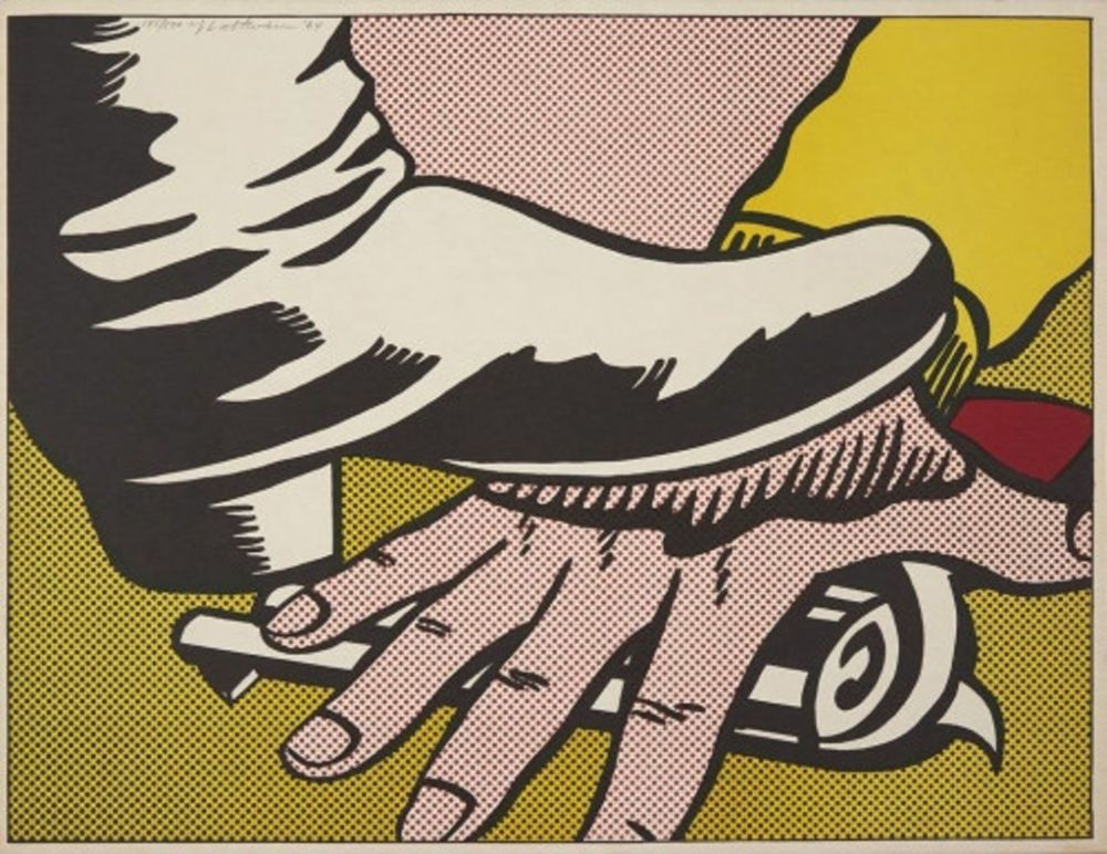 Litografia Lichtenstein - Foot and Hand