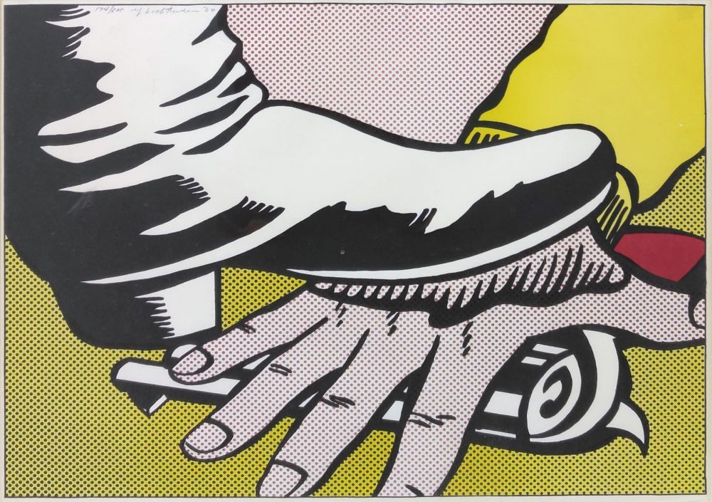 Litografia Lichtenstein - FOOT AND HAND