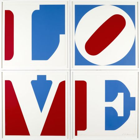 Serigrafia Indiana - Four Panel Love