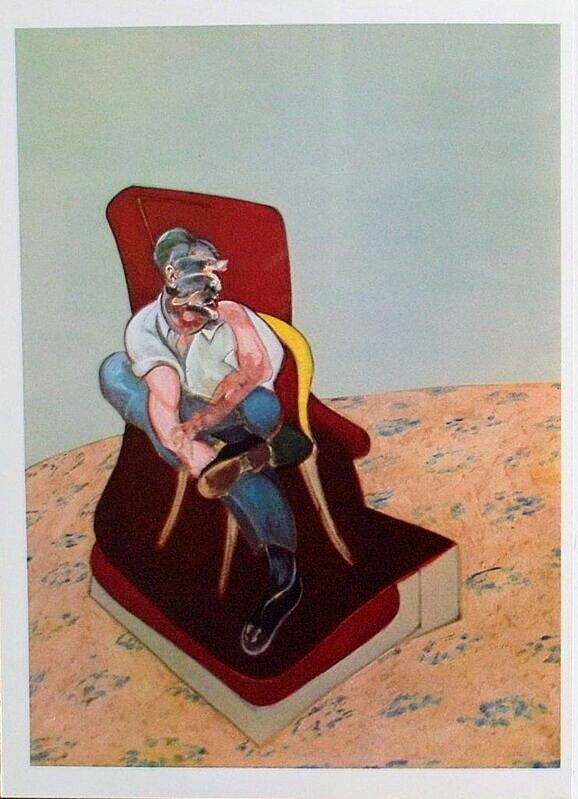 Litografia Bacon - Francis Bacon - Portrait of Lucian Freud, Original Lithograph, 1966