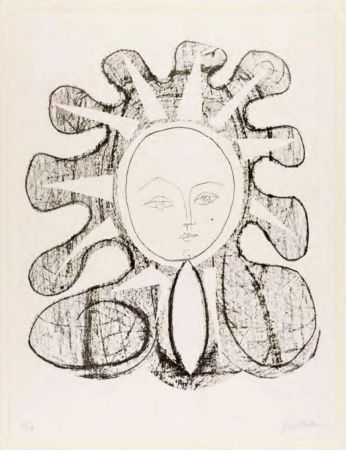 Litografia Picasso - Françoise en soleil