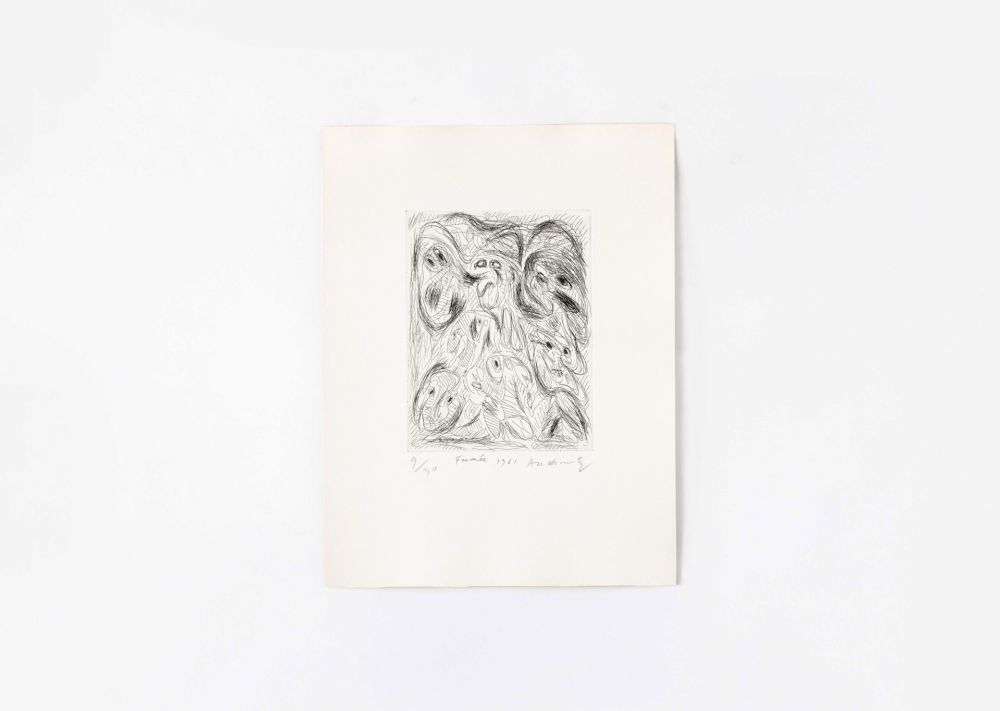 Incisione Alechinsky - Fumées