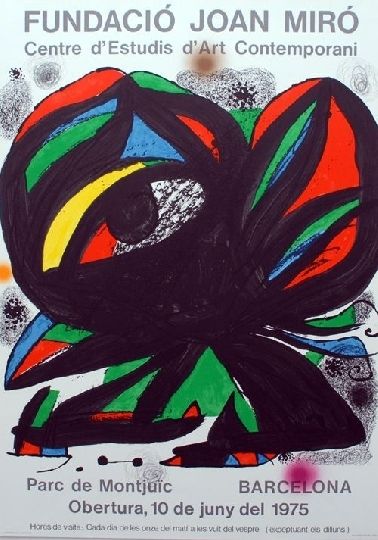 Litografia Miró - Fundacio Joan Miro - Barcelona 1975