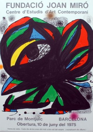 Litografia Miró - Fundacio Joan Miro - Barcelona 1975