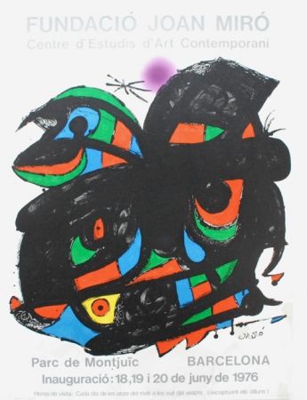 Litografia Miró - Fundacio Joan Miro - Barcelona 1976