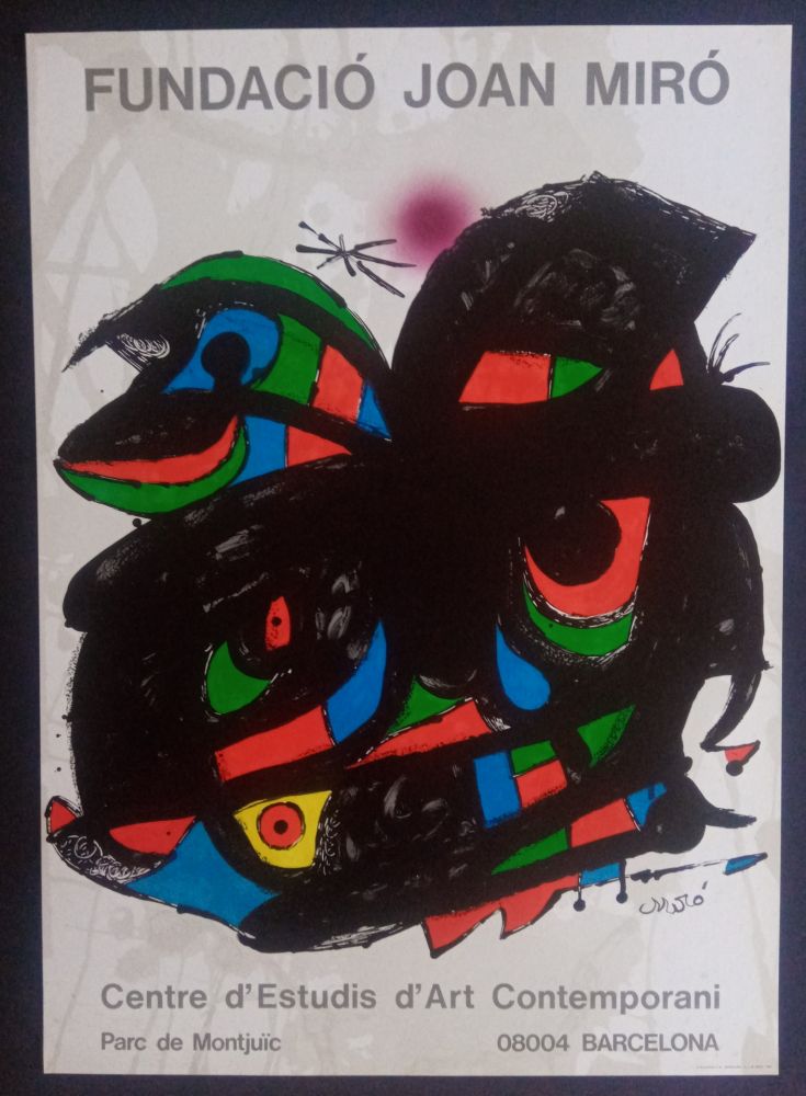 Manifesti Miró - Fundació Joan Miró - Opening 1976