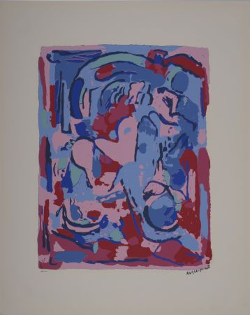 Serigrafia Gleizes - Futuristic Composition, 1953 