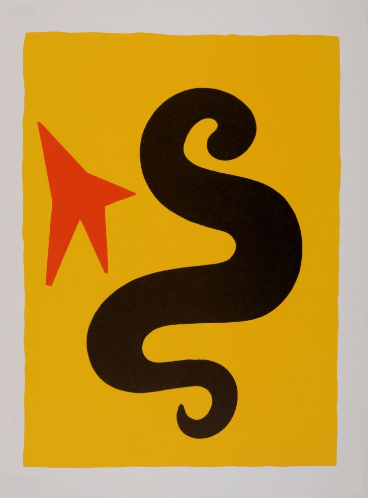 Litografia Calder - Fêtes III, 1971