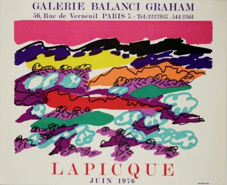 Litografia Lapicque - Galerie Balanci Grahan