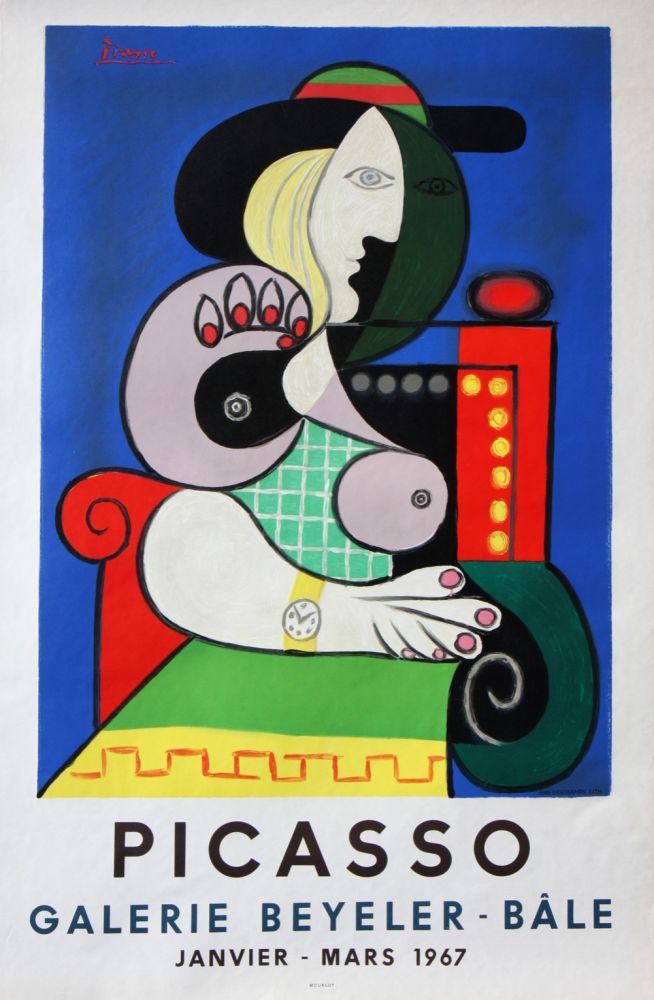 Litografia Picasso - Galerie Beyeler-Bale