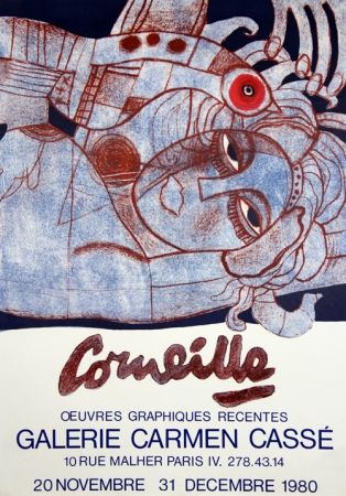 Litografia Corneille - Galerie Carmen Casse
