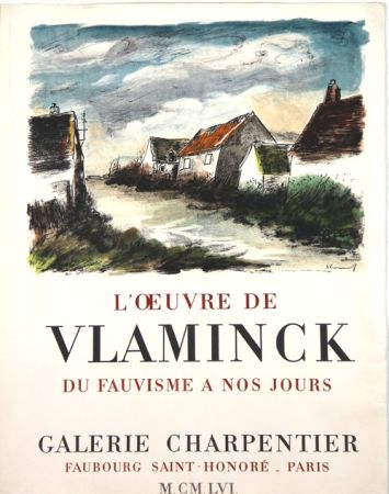 Litografia Vlaminck - Galerie Charpentier 