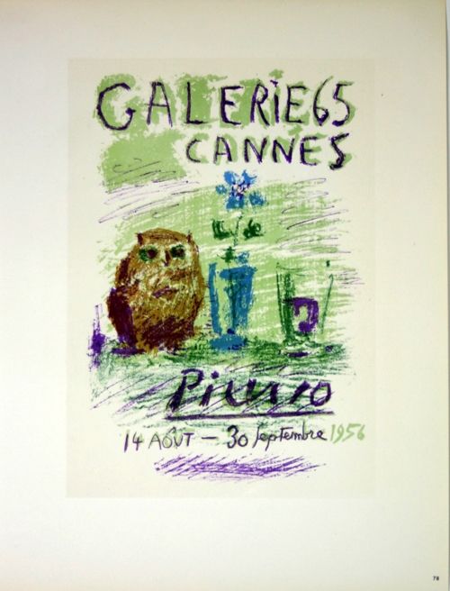 Litografia Picasso (After) - Galerie de Cannes