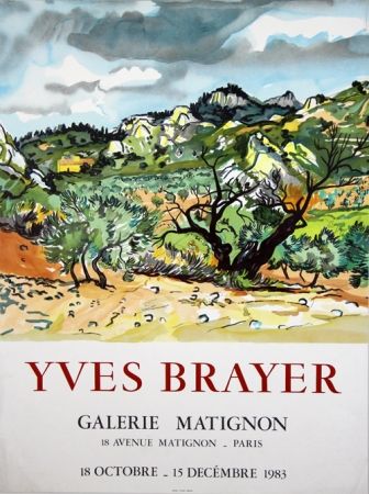 Litografia Brayer - Galerie de Matignon