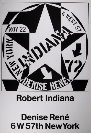 Serigrafia Indiana - Galerie Denise René, 1972.
