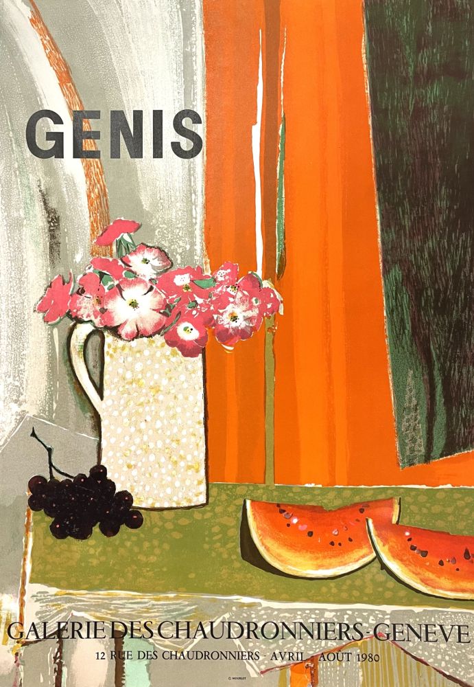 Manifesti Genis - Galerie des Chaudronniers Genève