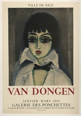 Litografia Van Dongen - Galerie des Ponchettes