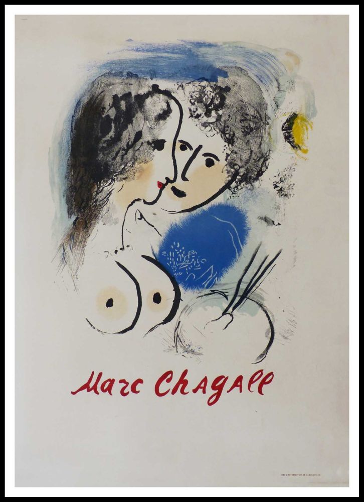 Litografia Chagall - GALERIE DES PONCHETTES NICE - AVANT LA LETTRE