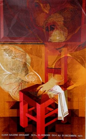 Litografia Alvar - Galerie Drouant
