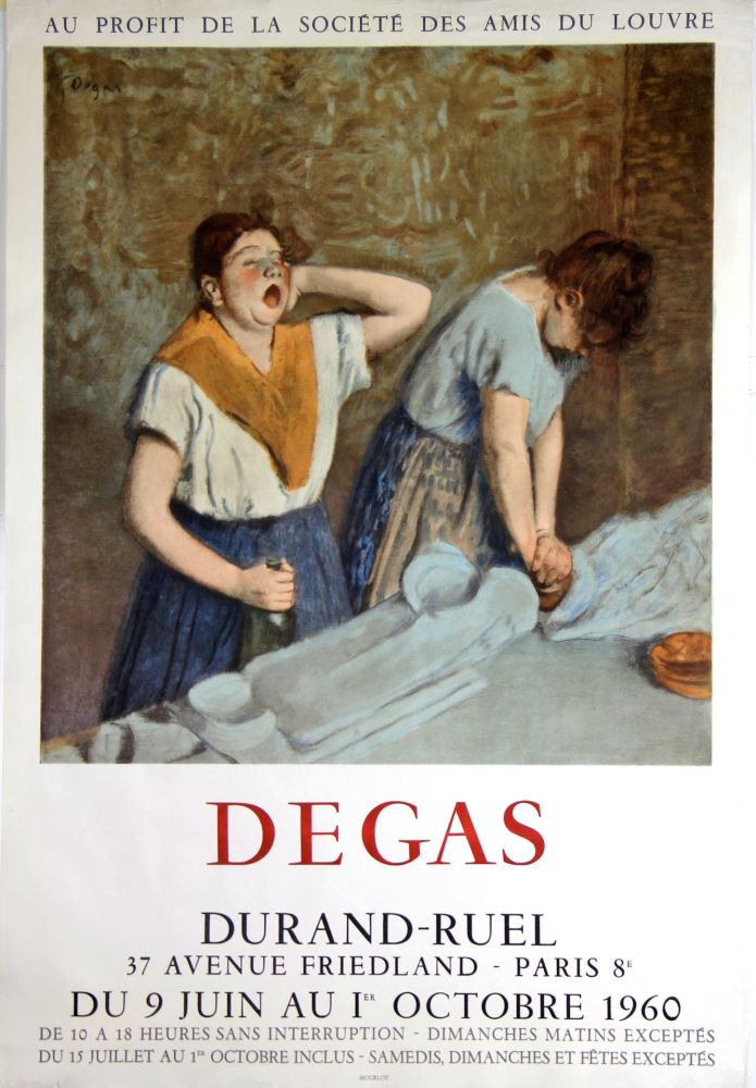 Litografia Degas - Galerie Durand -Ruel
