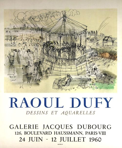 Litografia Dufy - Galerie Jacques Dubourg 
