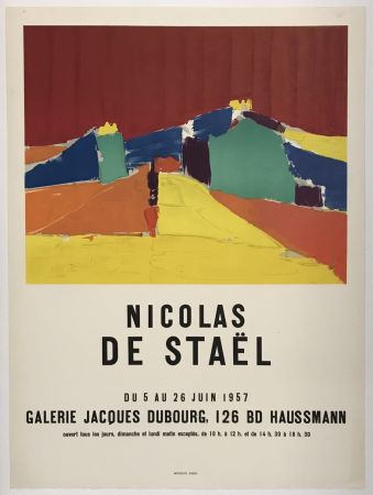 Litografia De Stael - Galerie Jacques Dubourg