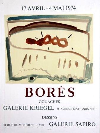 Litografia Bores - Galerie Kriegel