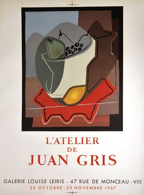 Litografia Gris  - Galerie Louise Leiris 