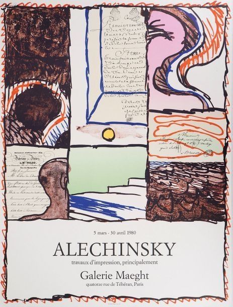 Manifesti Alechinsky - Galerie Maeght