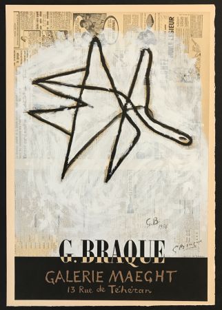 Litografia Braque - Galerie Maeght