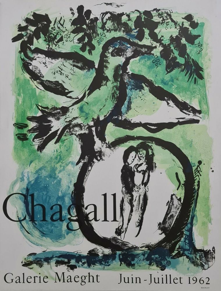 Litografia Chagall - Galerie Maeght 1962