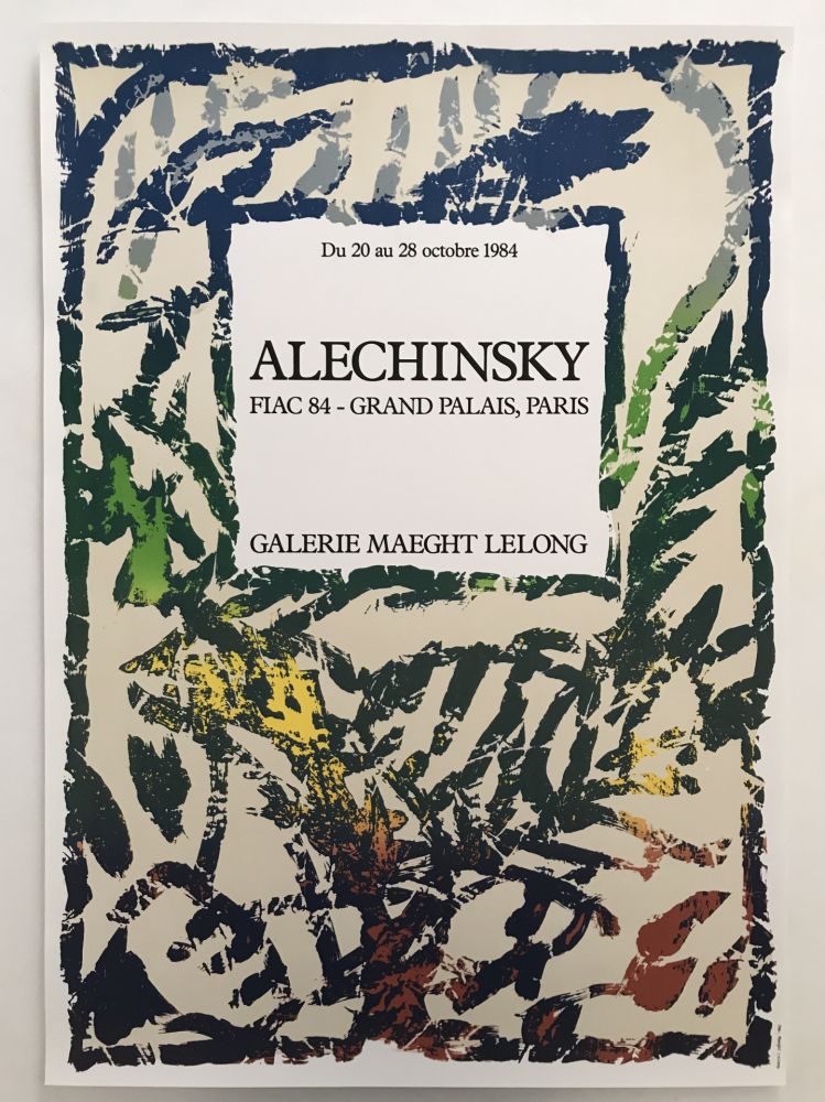 Manifesti Alechinsky - Galerie Maeght Lelong - FIAC 84
