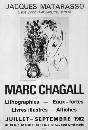 Manifesti Chagall - '' Galerie Matarasso ''