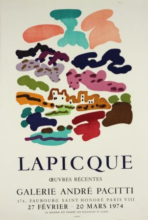 Litografia Lapicque - Galerie Pacitti