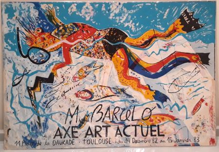 Litografia Barcelo - Galeríe Axe Art Actuel - Toulouse 1983