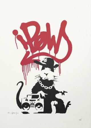 Serigrafia Banksy - Gangsta Rat